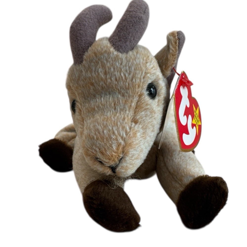 Ty Beanie Babies‎ Bundle: Goatee the Goat + Scoop the Pelican NWT Retired
